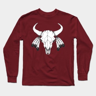 Bison Skull 2 Long Sleeve T-Shirt